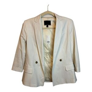 Banana Republic Blazer Women's Size 2‎ Office Business White NEW